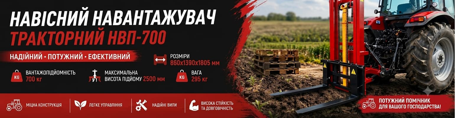 Навісний навантажувач тракторний НВП-700