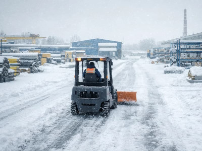 Лопата-отвал ВМ-150Н для вилочного погрузчика — уборка снега и мусора